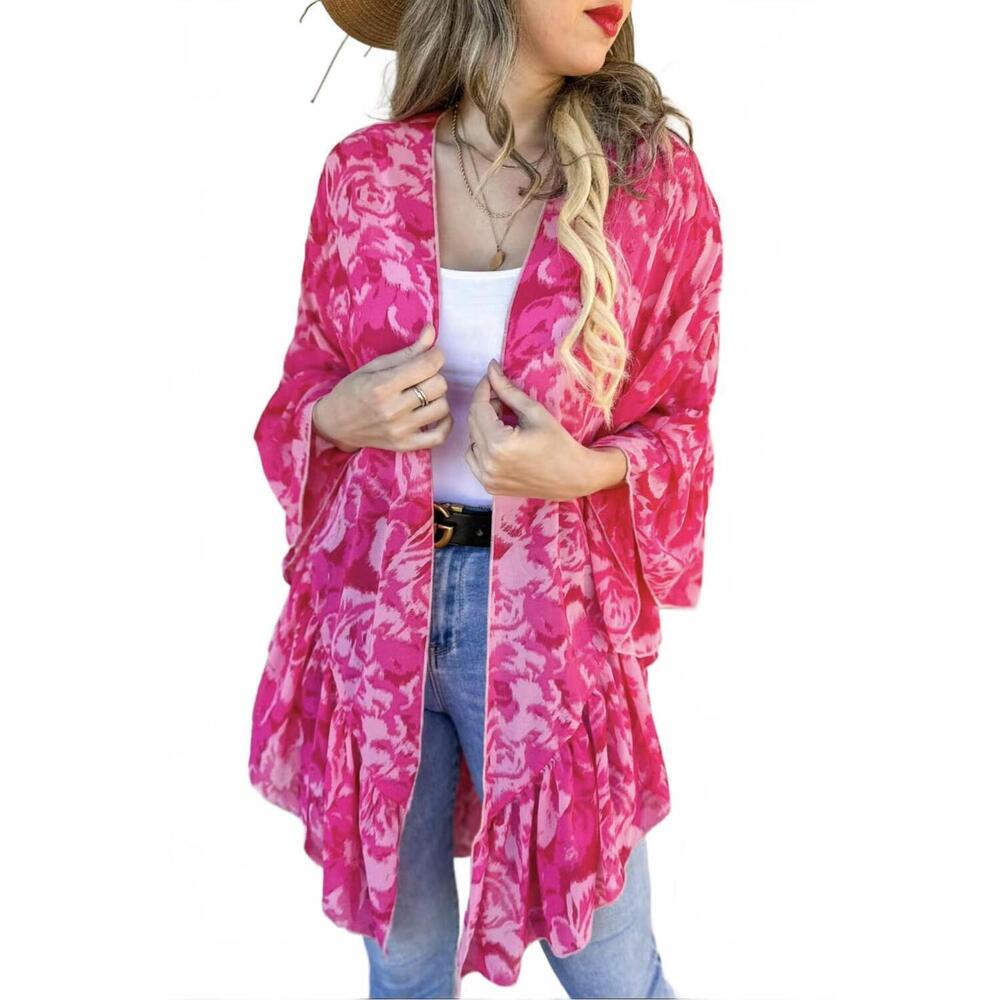NEW AMOLI kimono in pink